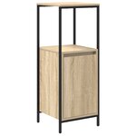 vidaXL Ensemble de 5 meubles de salle de bain en bois d'ingénierie chêne Sonoma
