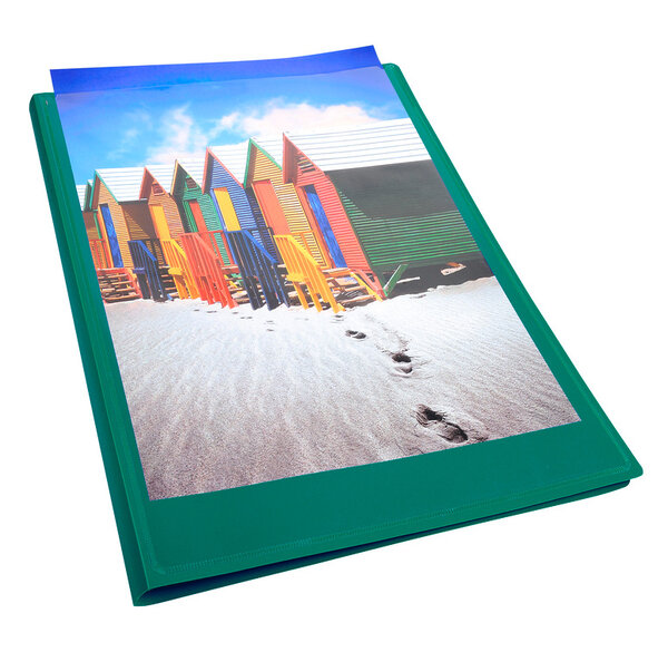 Porte-vues person. PP KC 5/10e 60V vert EXACOMPTA