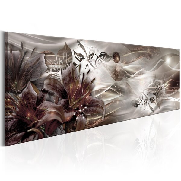 Tableau - flowery galaxy l x h en cm 135x45