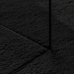 vidaXL Tapis HUARTE à poils courts doux et lavable noir 60x110 cm