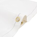 vidaXL Bâche blanc Ø 4 m 650 g/m²
