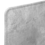 vidaXL Tête de lit avec tête de lit Gris béton 90 cm Bois d'ingénierie