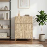 vidaXL Armoire à tiroirs Chêne Sonoma 66 x 34 5 x 90 cm