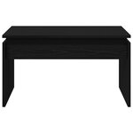 Table basse vidaXL Chêne noir 68x38x50 cm Bois reconstitué