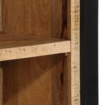 vidaXL Cabinet de Chevet avec étagère Marron Bois de manguier massif