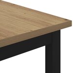 vidaXL Table basse Chêne artisan 60 x 30 x 36 cm Bois d'ingénierie