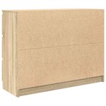 vidaXL Buffet chêne sonoma 100x35x76 cm bois d'ingénierie