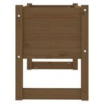 vidaXL Jardinière Marron miel 78x40x52 cm Bois massif de pin