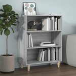 vidaXL Buffet Sonoma gris 69 5x32 5x90 cm Bois d'ingénierie