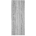 vidaXL Table console Sonoma gris 105x30x80 cm Bois d'ingénierie