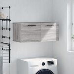 vidaXL Armoire murale sonoma gris 80x36 5x35 cm bois d'ingénierie