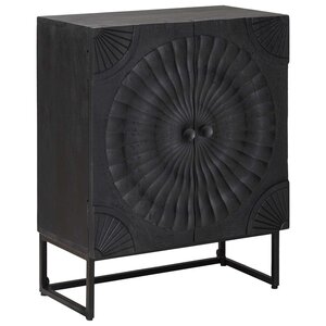 vidaXL Buffet Noir 55 x 30 x 70 cm