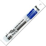 Recharge lr10 pour roller encre gel energel pointe 1 mm trait 0 5mm bleu x 12 pentel