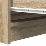 vidaXL Buffet chêne sonoma 80x35x99 cm bois d'ingénierie