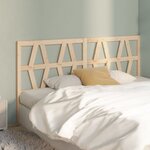 vidaXL Tête de lit 206x4x100 cm Bois massif de pin