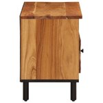 vidaXL Meuble TV 80x33x46 cm bois d'acacia massif