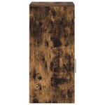 vidaXL Cabinet de Rangement en Chêne Fumé Chêne fumé