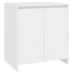 vidaXL Buffets 3 Pièces Blanc Bois d'ingénierie