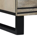 vidaXL Buffets avec tiroir Autre avec stockage 2 Pièces Blanc 60 x 33 5 x 75 cm