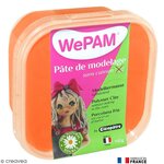 Porcelaine froide à modeler WePam 145 g Orangé