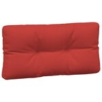 vidaXL Coussins de palette lot de 5 rouge tissu