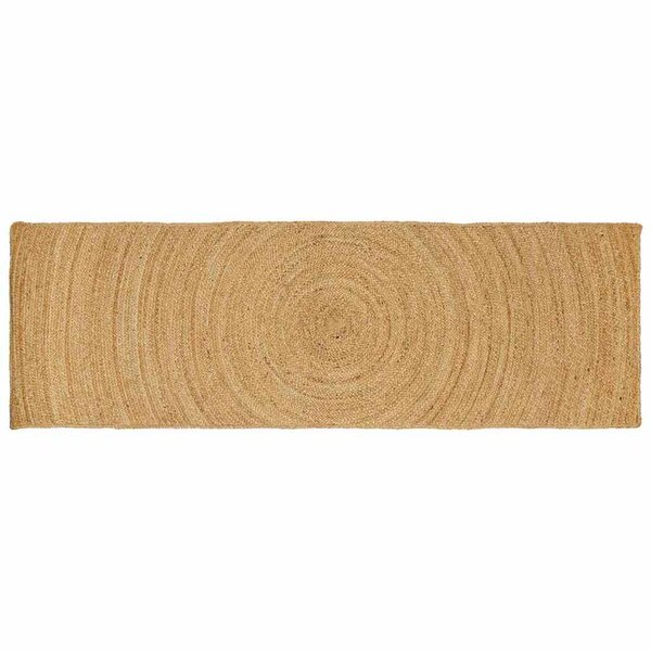 vidaXL Tapis de surface Rectangulaire Marron 60 x 200 cm Jute