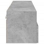 vidaXL Meubles TV muraux 2 Pièces gris béton 60x30x30cm bois d'ingénierie