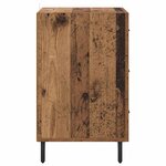vidaXL Cabinet de chevet Bois ancien 40 x 40 x 66 cm Bois d'ingénierie
