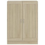 vidaXL Bibliothèque Chêne sonoma 82 5x30 5x115 cm Bois d'ingénierie