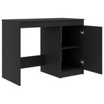 vidaXL Bureau Gris 100x50x76 cm Bois d’ingénierie