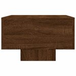 vidaXL Table basse chêne marron 100x49 5x31 cm bois d'ingénierie