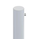 vidaXL Auvent latéral rétractable Rouge 117x1200 cm