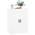 vidaXL Armoire murale blanc 69 5x34x90 cm