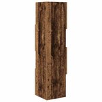 vidaXL Meuble d'angle Blanc 25 5x25x102cm Bois d'ingénierie