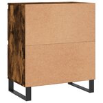 vidaXL Buffets 3 Pièces Chêne fumé Bois d'ingénierie