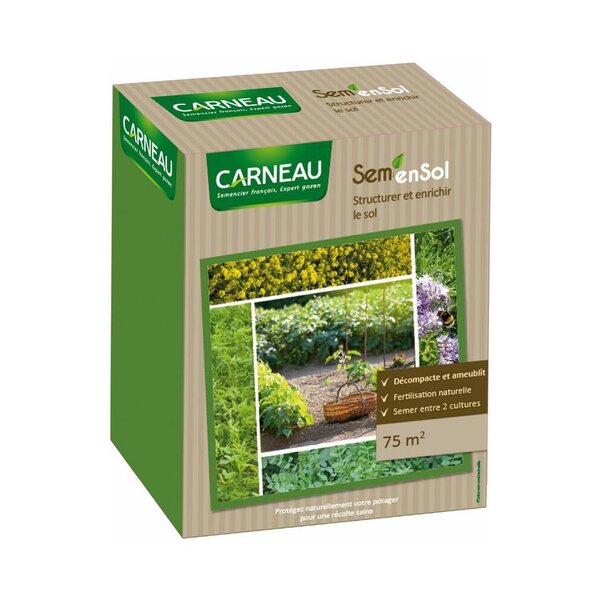 Semensol structurer et enrichir le sol 75 m²