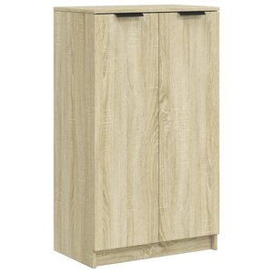 vidaXL Armoire à chaussures Chêne sonoma 59x35x100 5cm Bois d'ingénierie
