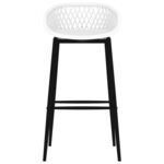 vidaXL Ensemble de bar 5 Pièces Blanc