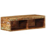 VidaXL Meuble TV mural 60x30x19 cm bois massif de récupération
