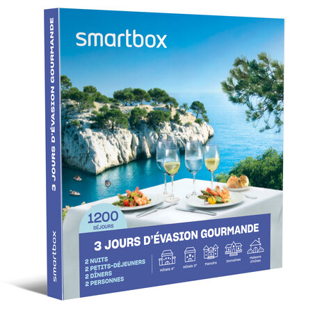 SMARTBOX - Coffret Cadeau 3 jours d'évasion gourmande -  Séjour