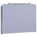 vidaXL Table pliable de camping Blanc Aluminium 60x40 cm