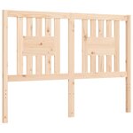 vidaXL Cadre de lit sans matelas bois massif