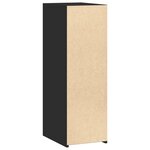 vidaXL Buffet noir 30x41x93 cm bois d'ingénierie