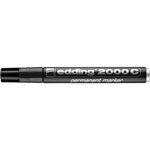 Marqueur Permanent 2000 C Multi Surface Corps Alu Noir Pointe Ronde 1 5-3 mm EDDING
