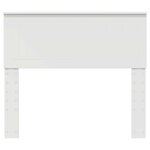 vidaXL Tête de lit avec tête de lit Blanc 100 cm Bois d'ingénierie