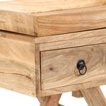 vidaXL Table d'appoint Bois de manguier massif 65 x 40 x 76 cm