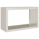 VidaXL Étagère à bois 100x40x60 cm acier résistant aux intempéries