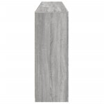 vidaXL Buffet avec lumières LED sonoma gris 181 5x37x100 cm