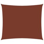 vidaXL Voile de parasol tissu oxford rectangulaire 3 5x5 m terre cuite