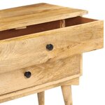 vidaXL Meuble TV 140x30x50 cm Bois de manguier massif